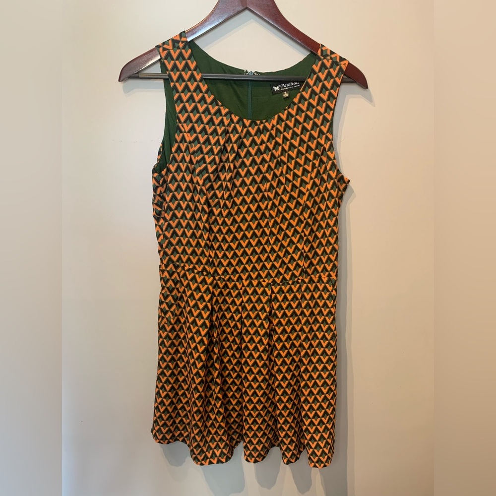 Papillon Geometric Pattern Skater Dress - Picture 2 of 2